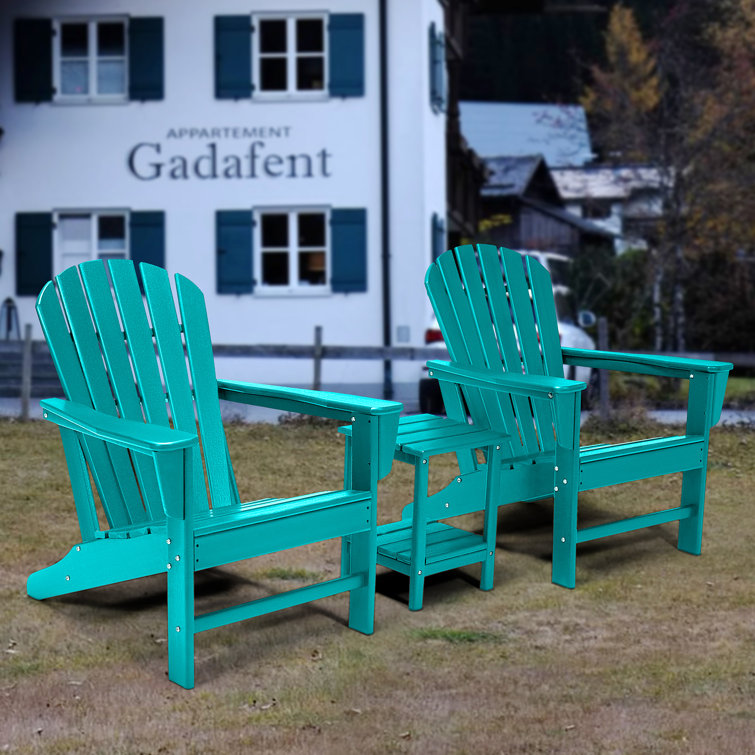 Aqua adirondack chairs discount plastic